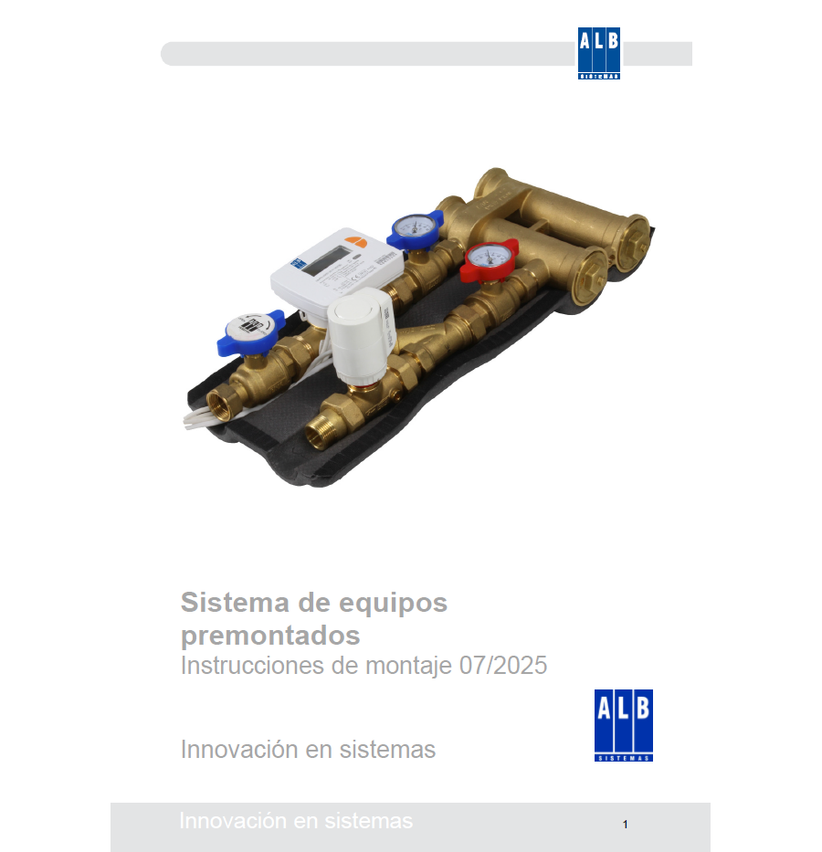 Instrucciones de montaje Sistema de Equipos Premontados